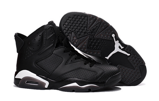 Air Jordan 6 Black Cat Black White Shoes